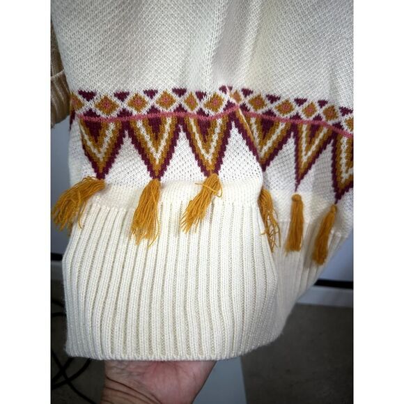 MATILDA JANE Women's Moments With You Gingersnap Open Front Cardigan White Small - Picture 12 of 13